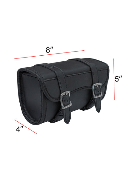 Dream Apparel Motorcycle Tool Bag, Stylish Design Secure Buckle Straps, Universal Fit for Cruiser
