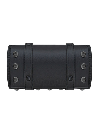 Dream Apparel Motorcycle Tool Bag Stylish Studs Design Secure Buckle Strap Universal Fit for Cruiser