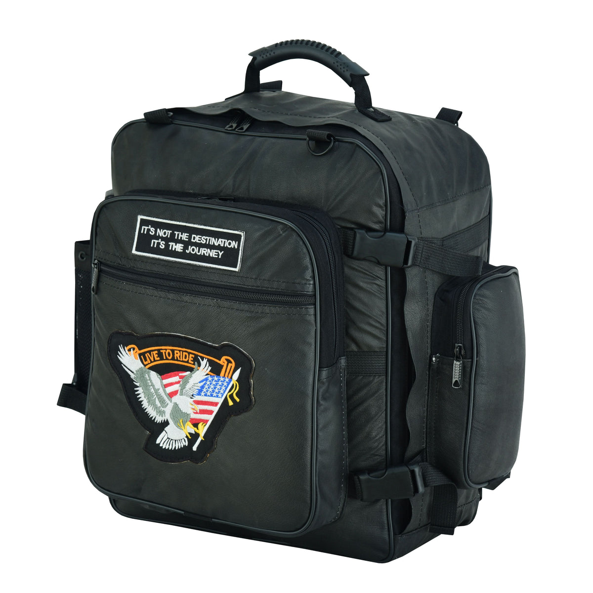 Three Piece Sissy Bar Back Pack - view 6
