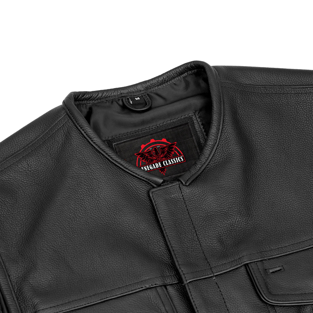 Eclipse Black Motorcycle Vest - Hidden Smart Access Pockets & Durable Lining - view 7