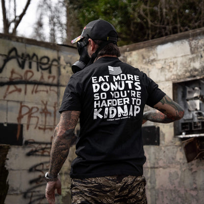 Eat More Donuts So You're Harder To Kidnap Men's T-Shirt