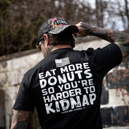 Eat More Donuts So You're Harder To Kidnap Men's T-Shirt
