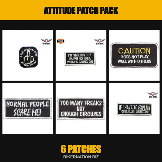 Attitude Patch Pack – 6 Patches