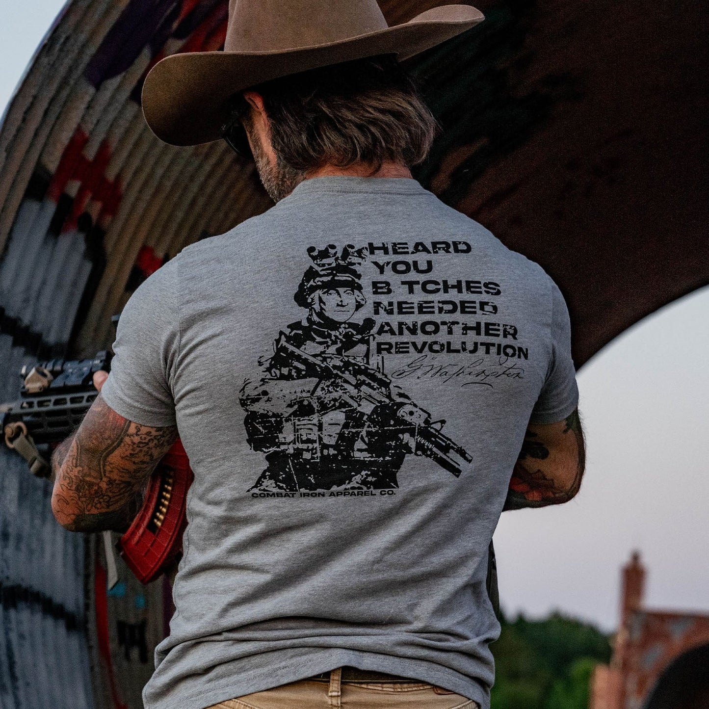 George Washington: Heard You B*tches Needed Another Revolution Men's T-Shirt