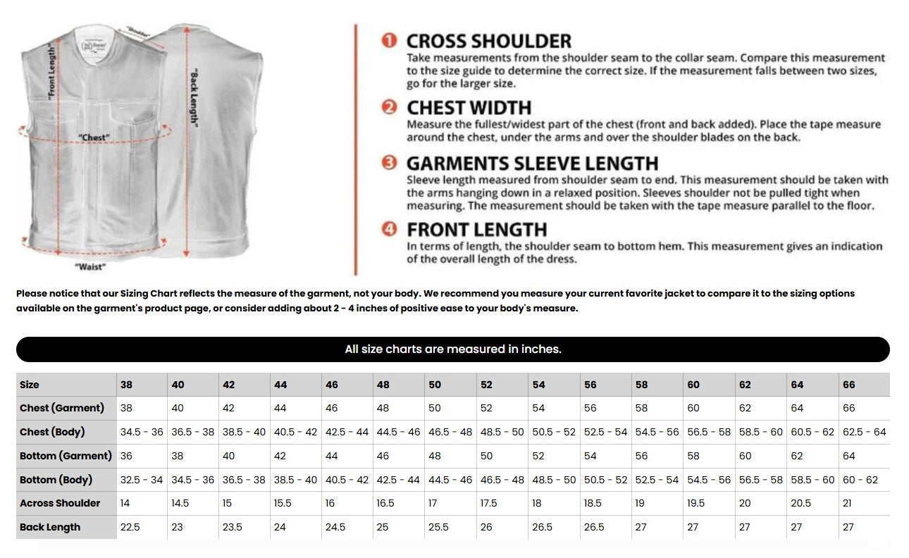 Men's Side Lace Economy Vest - Black