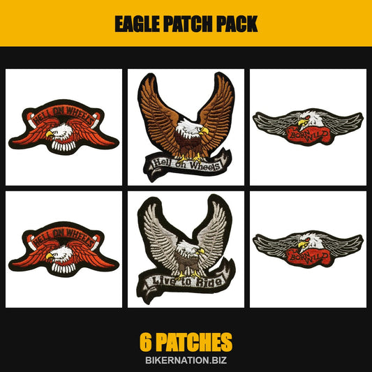 Eagle Patch Pack – 6 Patches
