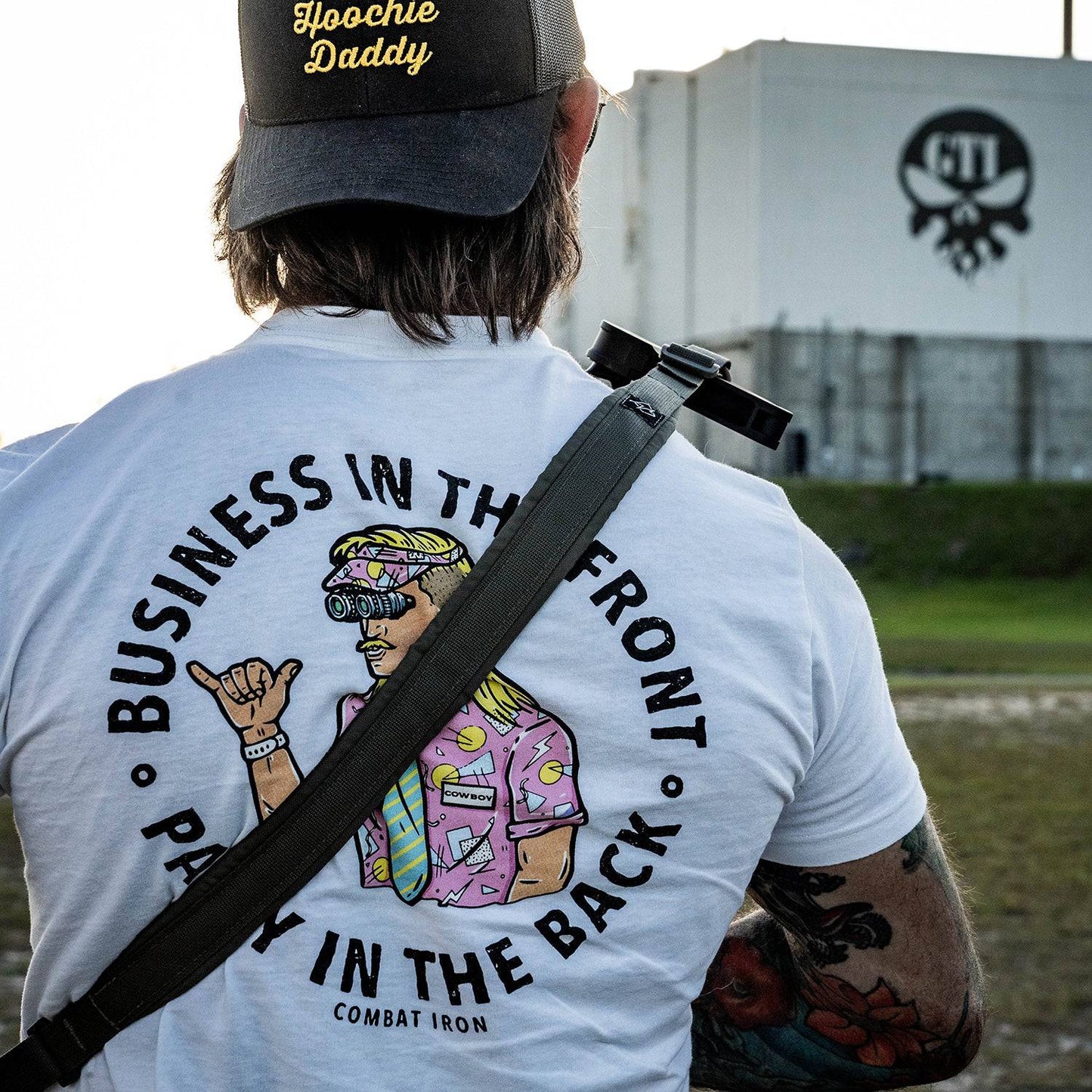 Business In The Front. Party In The Back. Party Men's T-Shirt