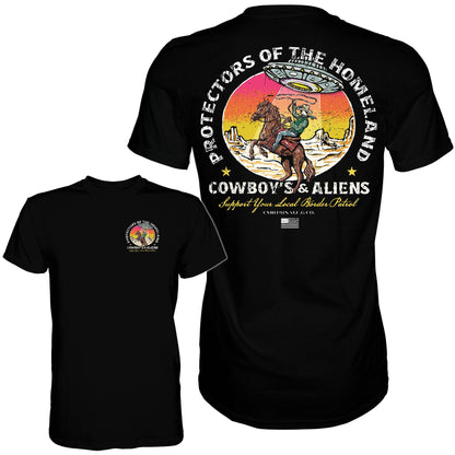 Border Patrol | Cowboy's & Aliens Men's T-Shirt