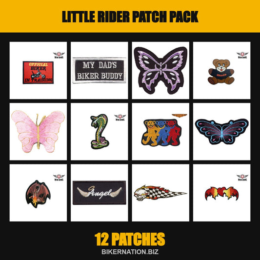 Little Rider Patch Pack – 12 Patches