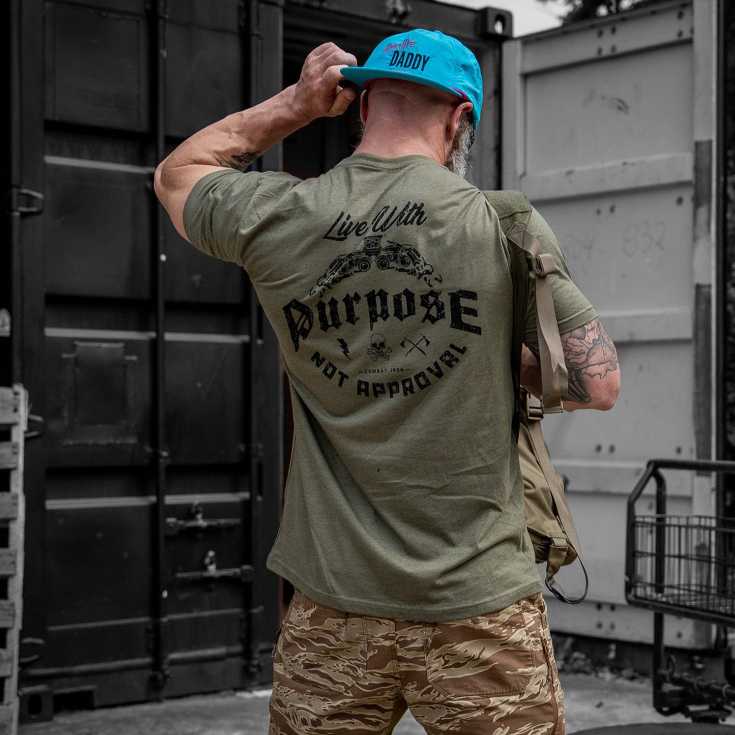 Live With Purpose. Not Approval Men's T-Shirt