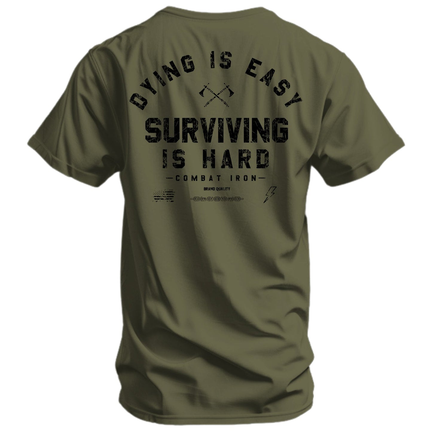 Dying is Easy. Surviving Is Hard Men's T-Shirt