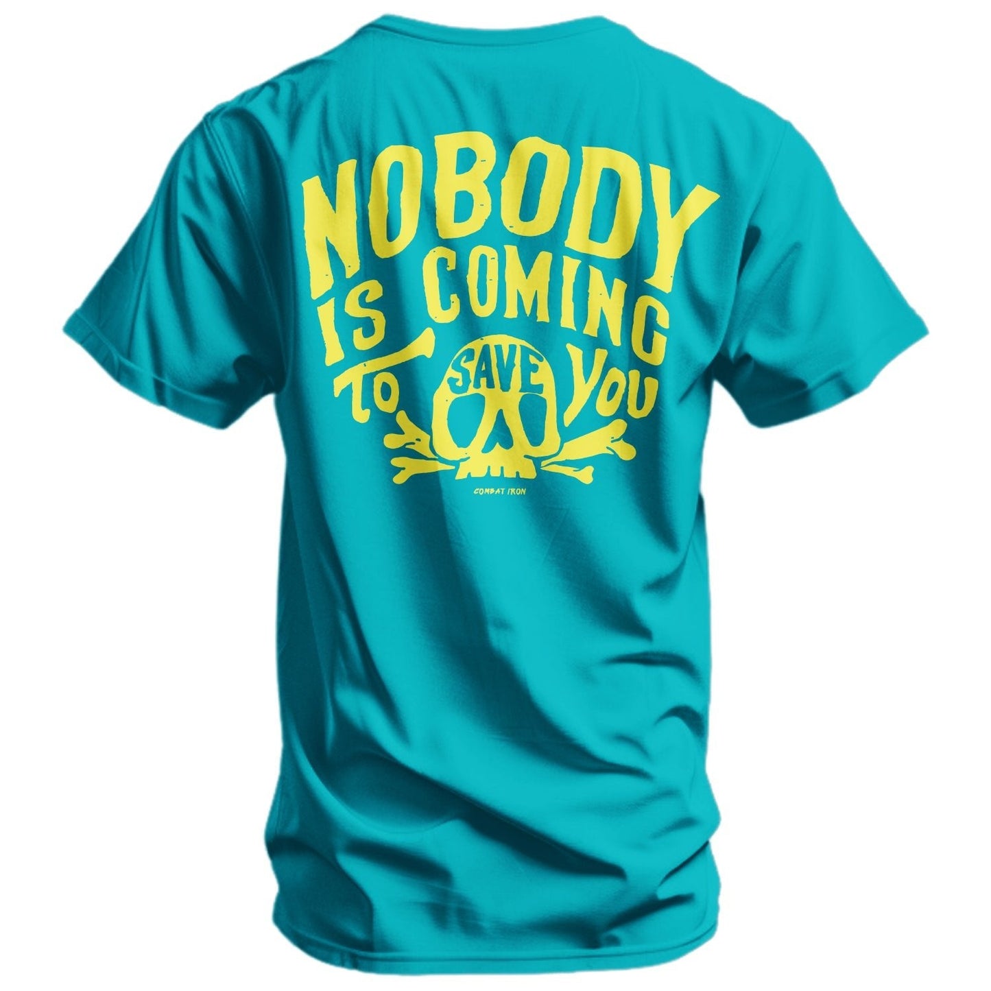 Nobody Is Coming To Save You Skull Men's T-Shirt