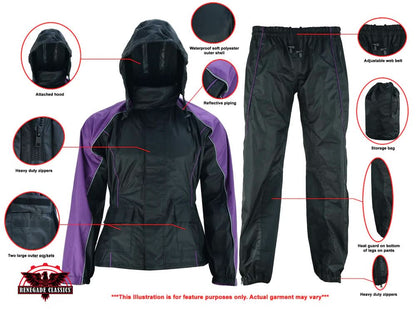 Women's Rain Suit (Purple)