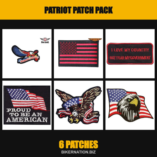 Patriot Patch Pack – 6 Patches