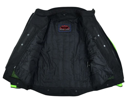 4-Season Hi-Vis Mens Textile Motorycyle Jacket  Waterproof & Ventilated