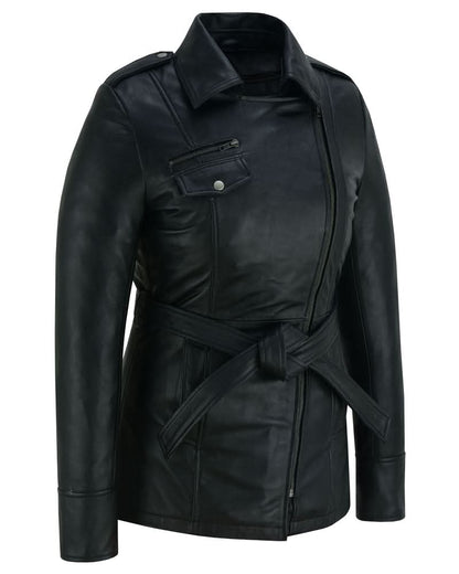 Dark Siren Women's Leather Jacket Black