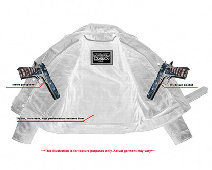 SpeedMoto Women's Leather Motorcycle Jacket