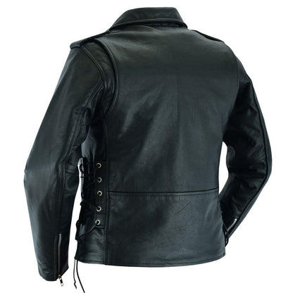 SpeedMoto Women's Leather Motorcycle Jacket