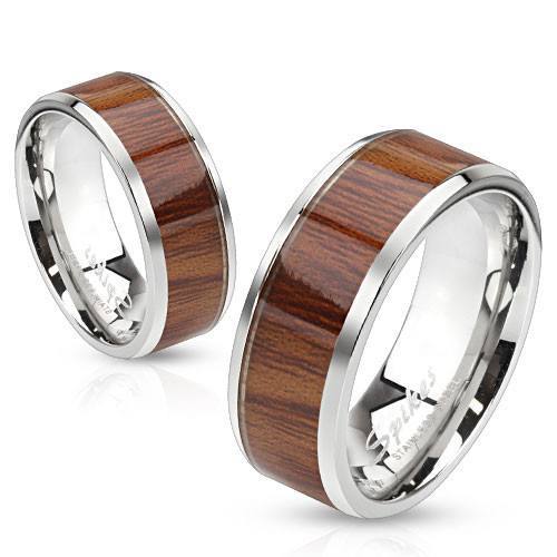 Knock on Wood Ring - 5 / Brown - The Biker Nation