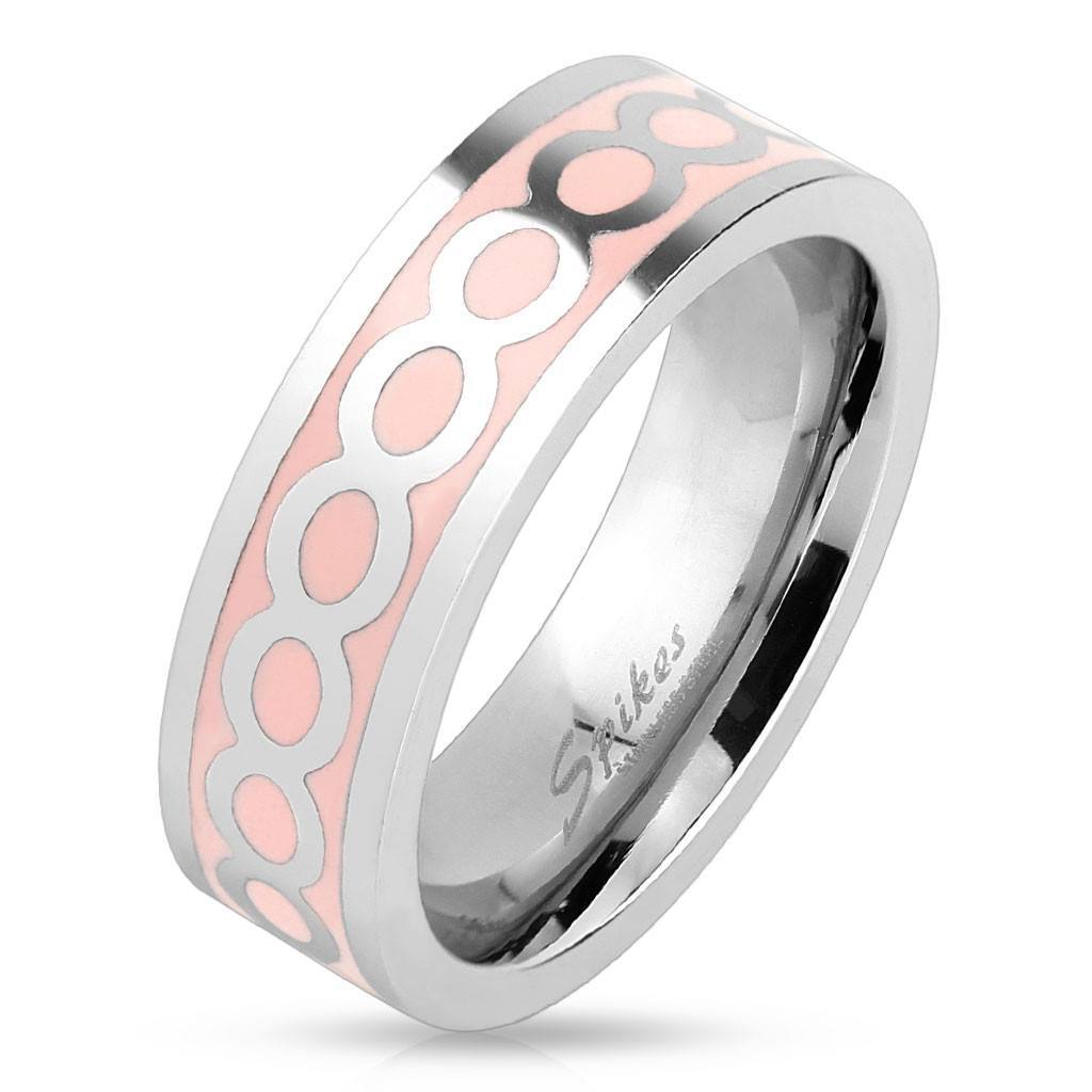 Pink Infinity Ring - 5 / Pink - The Biker Nation